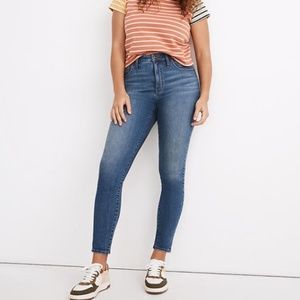 NWT Madewell Curvy High Rise Skinny Crop Jeans